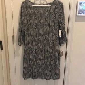 Old navy snake print shift dress